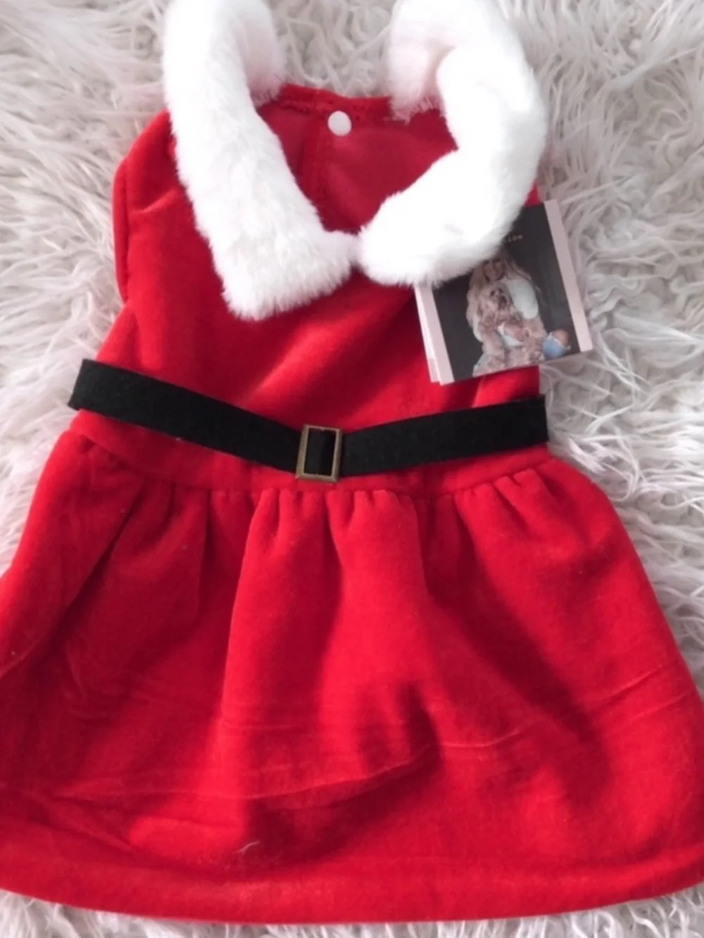 NWT Jessica Simpson Red Velvet Pet Dress